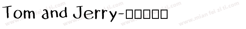 Tom and Jerry字体转换